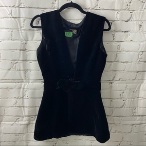 Vintage Murray Velour Vest with Belt